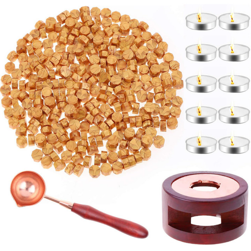 Candle Zero - Wax Seal Set Includes 200 Gold