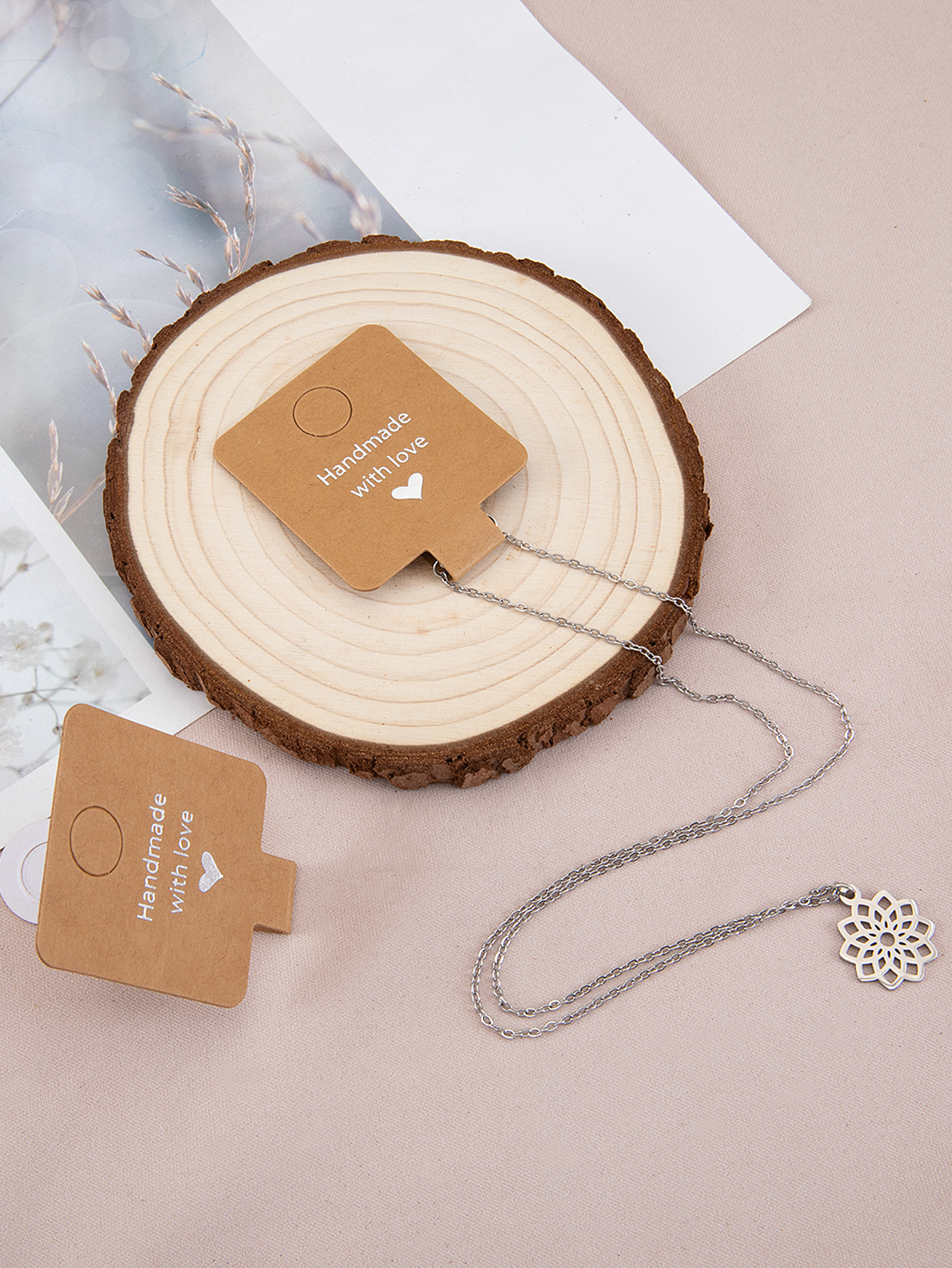 50pcs Adhesive Kraft Paper Car - Kraft Hang Tag のレビューと価格