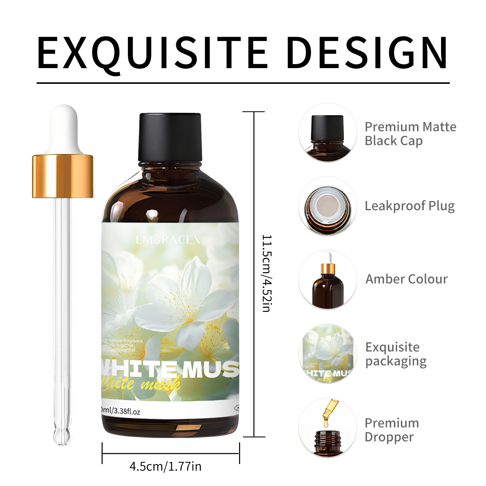 100ml White Musk Natural Plant - Candle Supplies Essential Oils のレビューと価格
