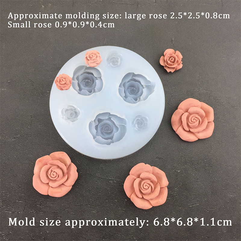 3D Rose Flower Shape Leaf Sili - Candle Making Supplies Kit のレビューと価格
