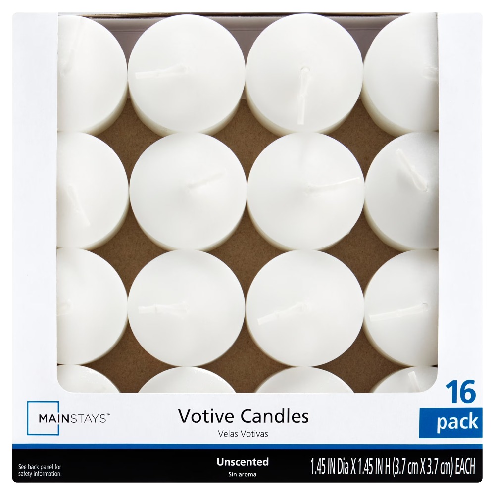Unscented White Votive Candles - Candle Supplies Bulk のレビューと価格