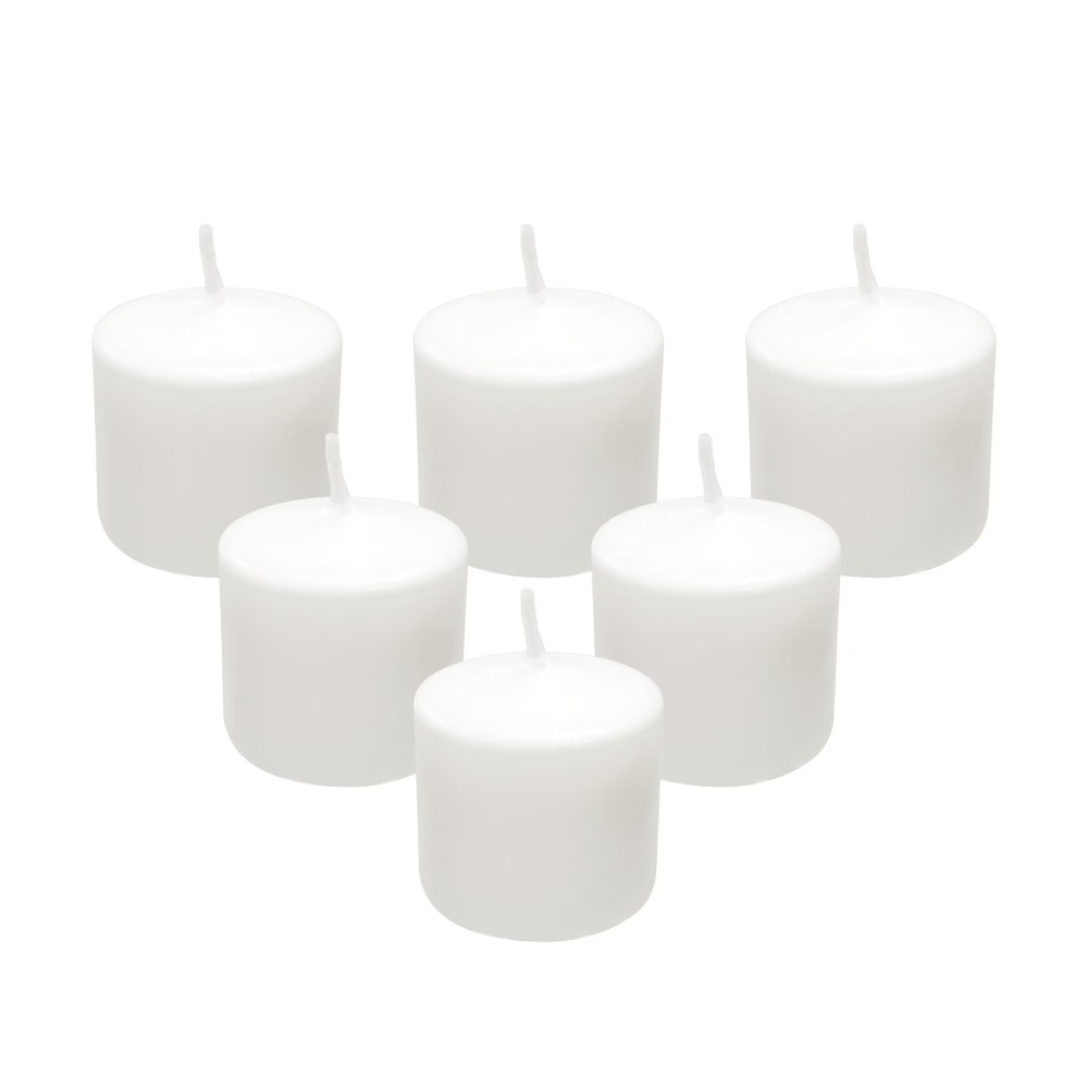 Unscented White Votive Candles - Candle Supplies Bulk のレビューと価格