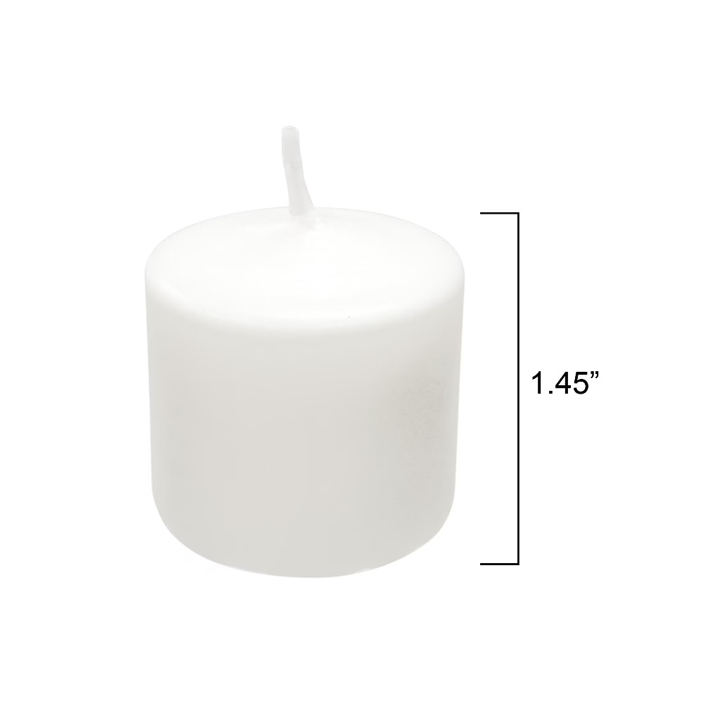 Unscented White Votive Candles - Candle Supplies Bulk のレビューと価格