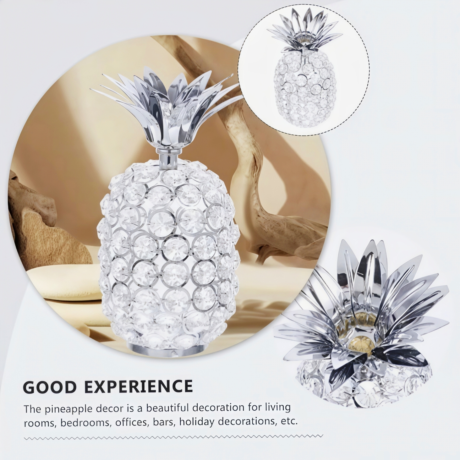 Modern Gold Silver Crystal Pin - Candle Zero のレビューと価格