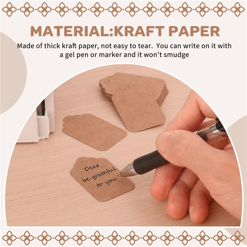A29F-Price Tags With String At - Kraft Hang Tag のレビューと価格