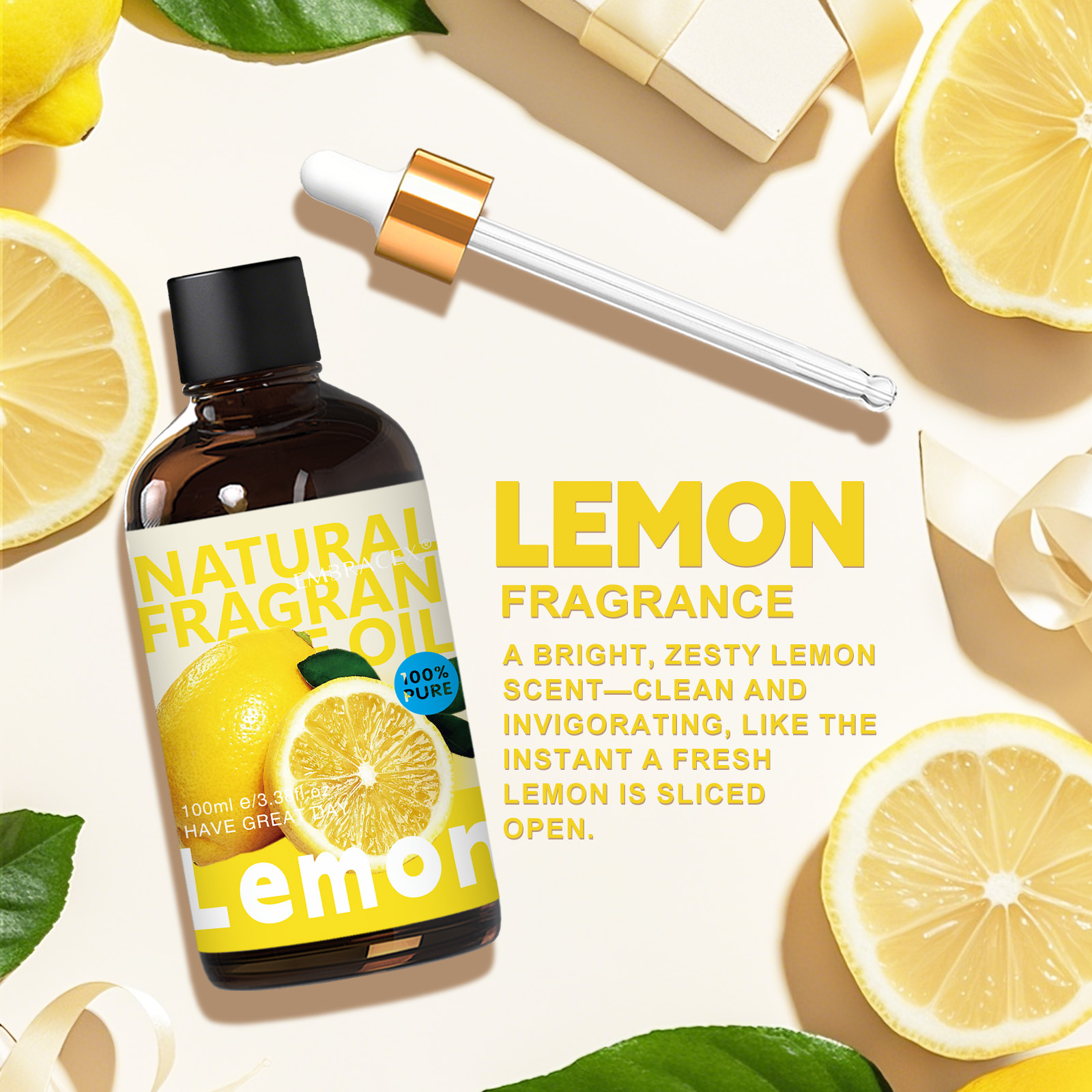 100ml Lemon Essential Oil Car  - Candle Supplies Essential Oils のレビューと価格