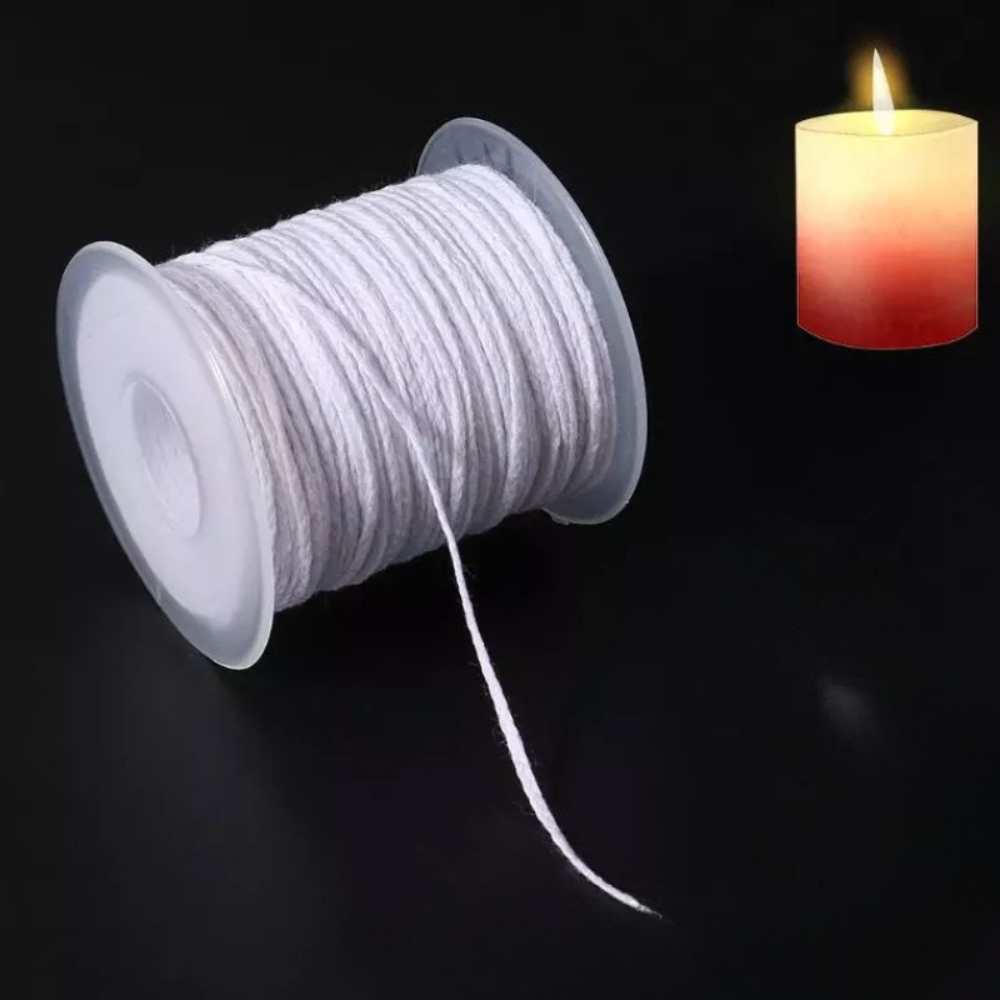 1pc 61 Meter/Roll White Cotton - Candle Wax Scale のレビューと価格
