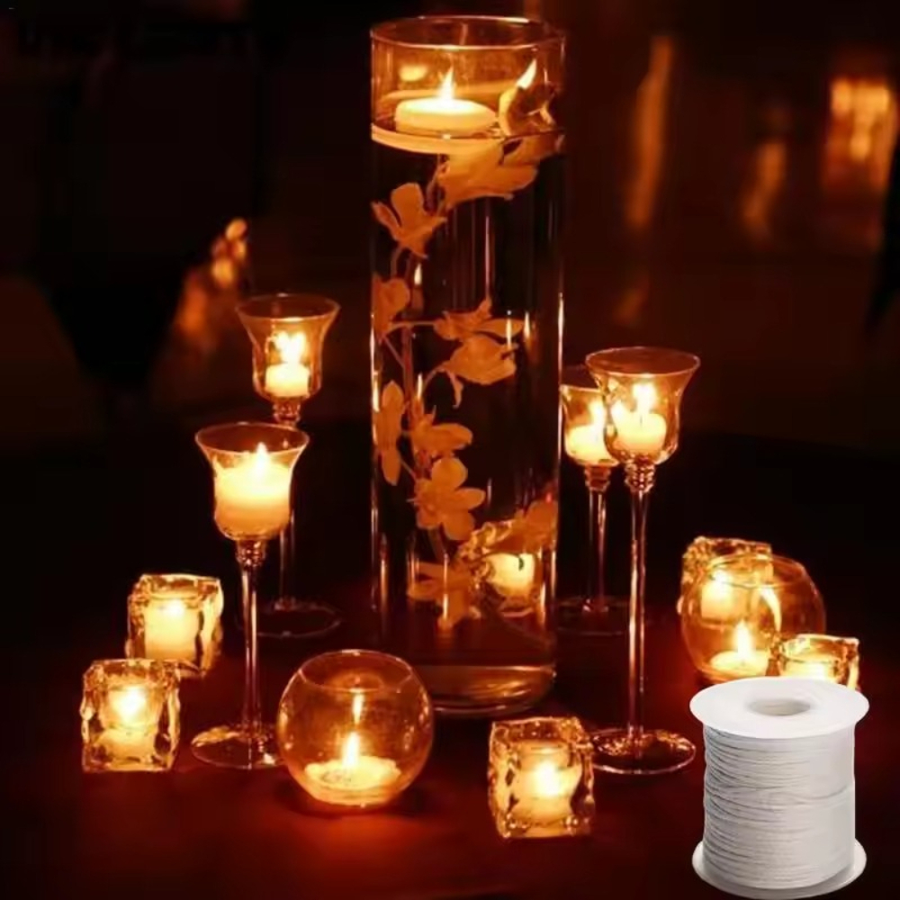 1pc 61 Meter/Roll White Cotton - Candle Wax Scale のレビューと価格