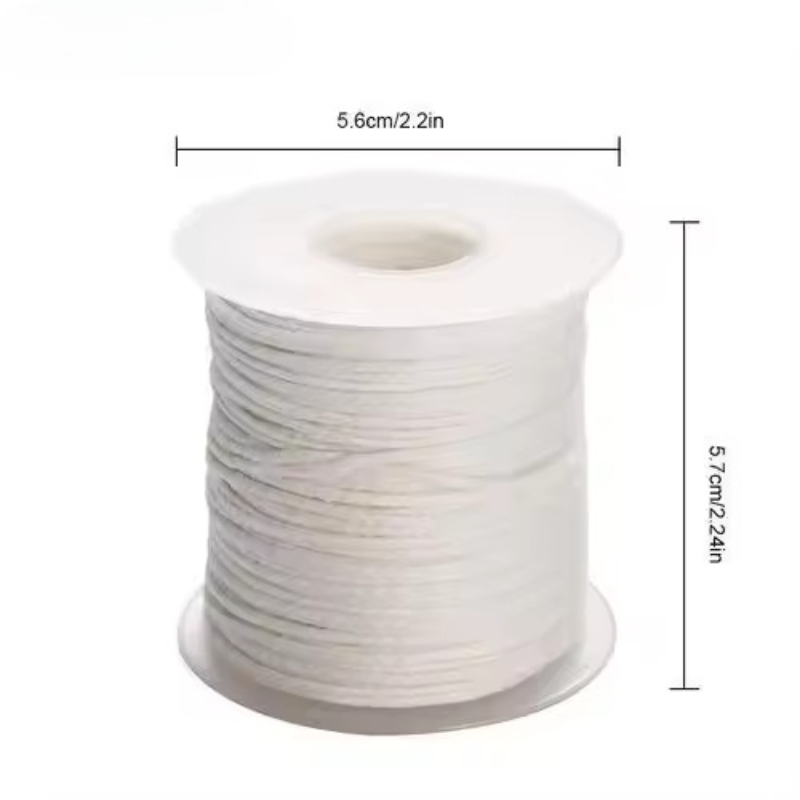 1pc 61 Meter/Roll White Cotton - Candle Wax Scale のレビューと価格
