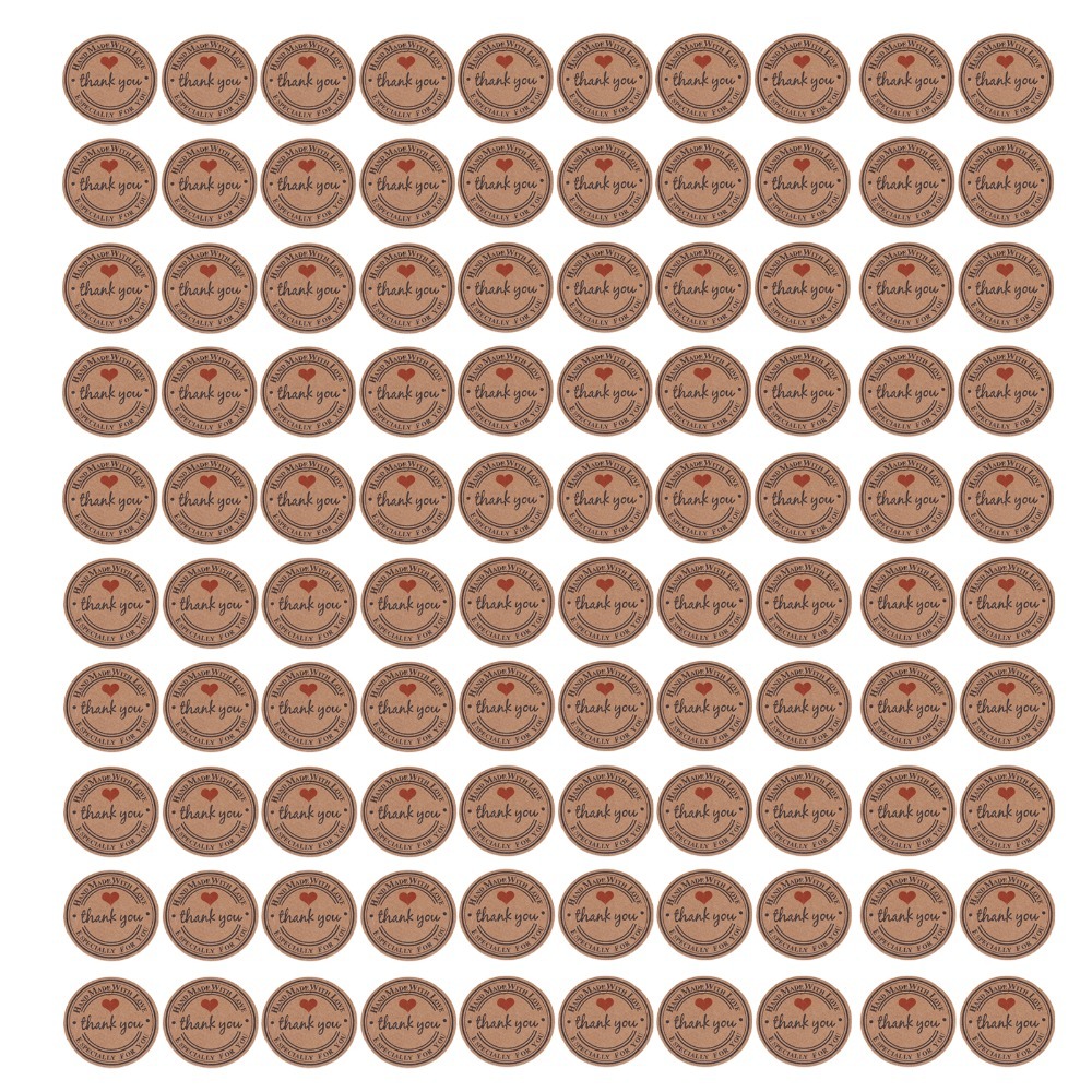 100pcs Price Tag Brown Handmad - Kraft Hang Tag のレビューと価格