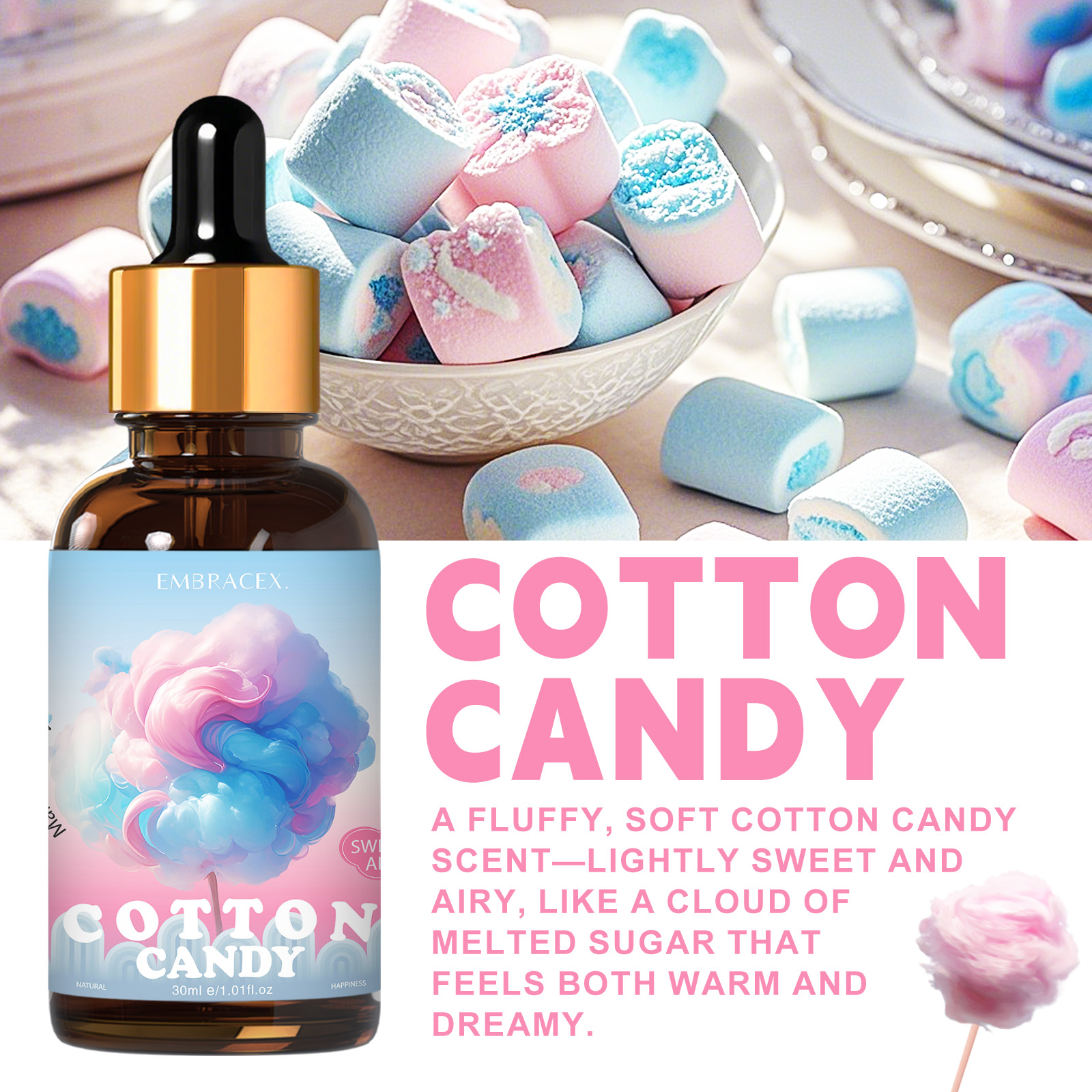 30ml Cotton Candy Essential Oi - Candle Supplies Essential Oils のレビューと価格