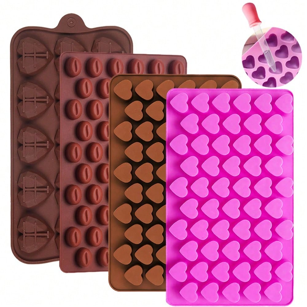 2pcs/set Heart-shaped Coffee B - Candle Wax Scale のレビューと価格