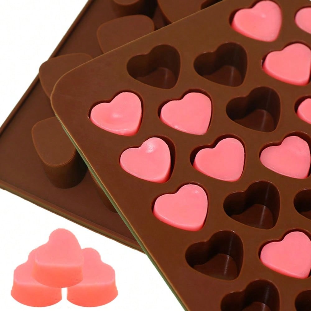 2pcs/set Heart-shaped Coffee B - Candle Wax Scale のレビューと価格