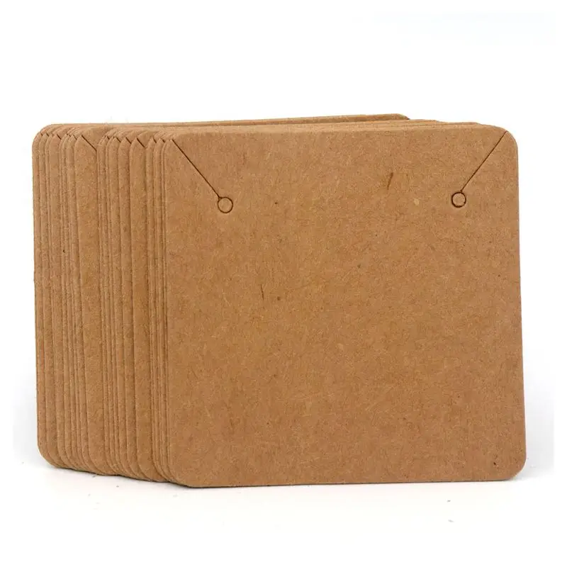 50PCS 5x5cm Blank Kraft Paper  - Kraft Hang Tag のレビューと価格