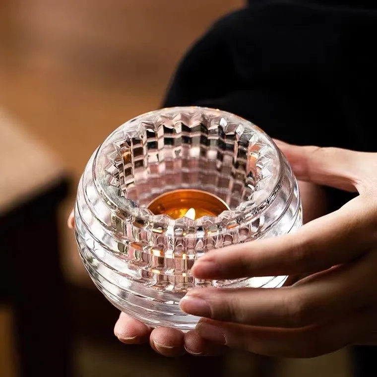 Crystal Tealight Candle Holder - Candle Zero のレビューと価格