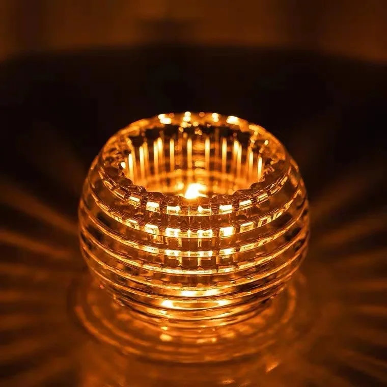 Crystal Tealight Candle Holder - Candle Zero のレビューと価格