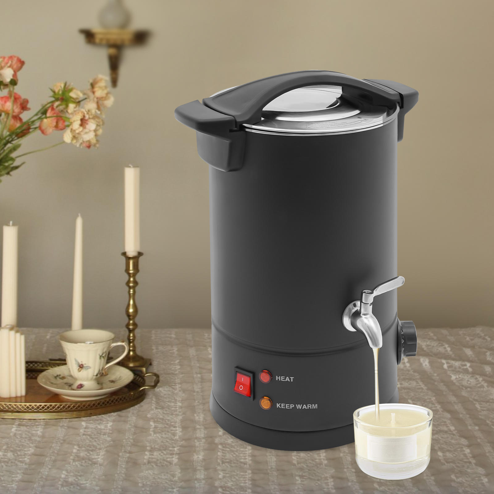 Electric Wax Melt Oven,Anti-Dr - Candle Wax Scale のレビューと価格
