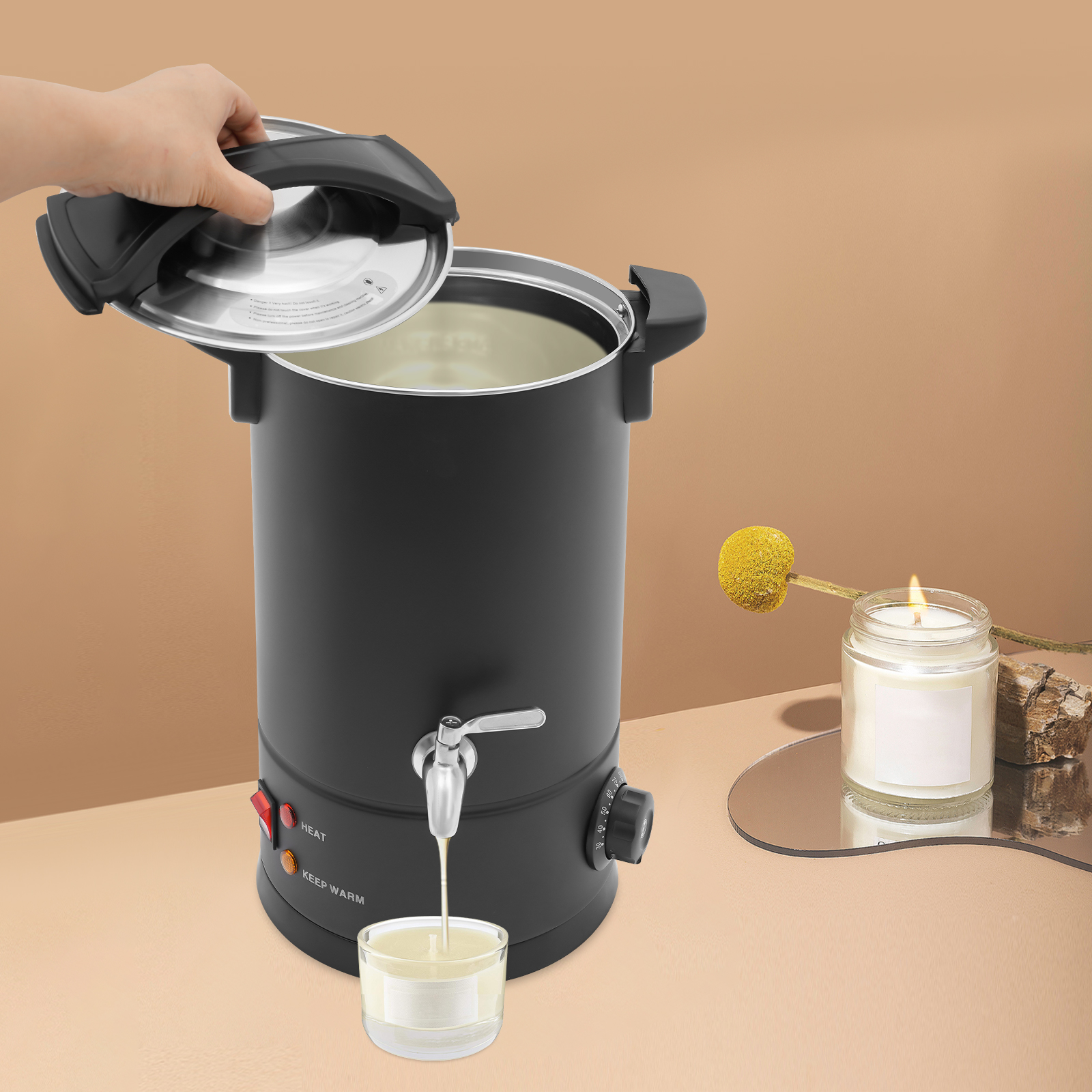 Electric Wax Melt Oven,Anti-Dr - Candle Wax Scale のレビューと価格