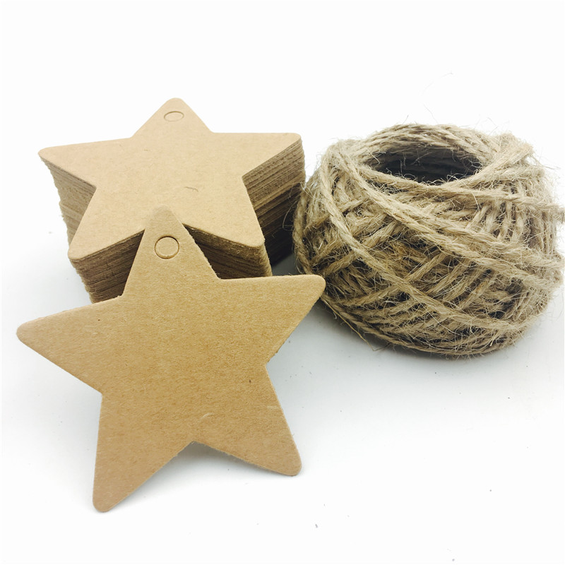 100pcs/lot White Black Brown K - Kraft Hang Tag のレビューと価格