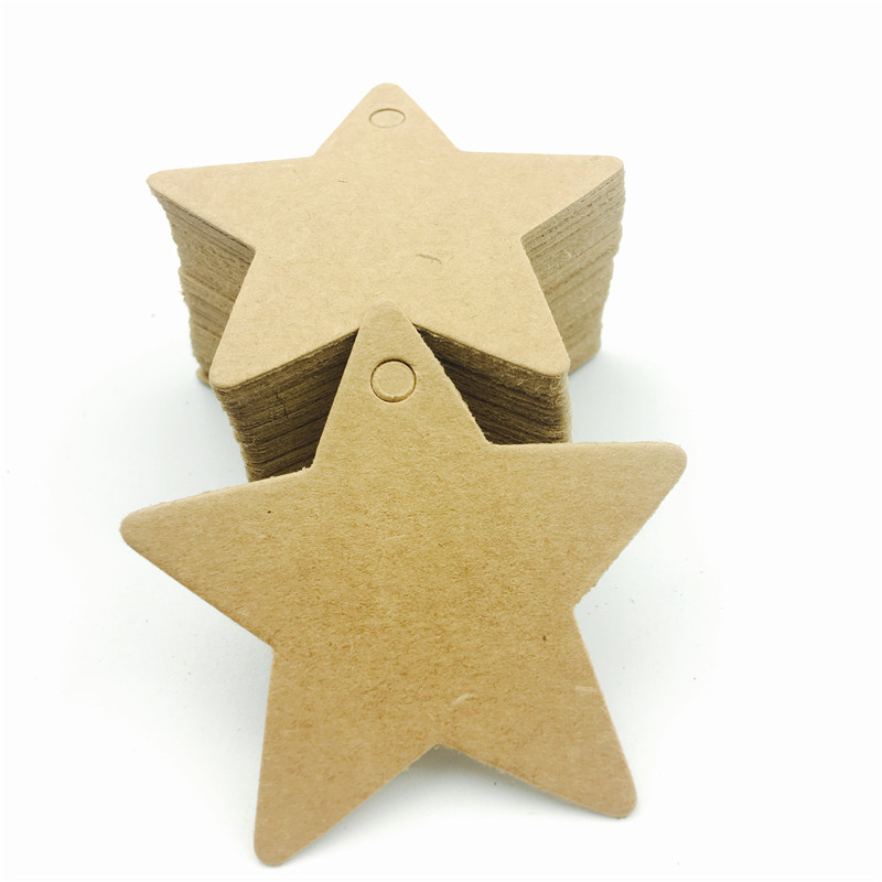 100pcs/lot White Black Brown K - Kraft Hang Tag のレビューと価格