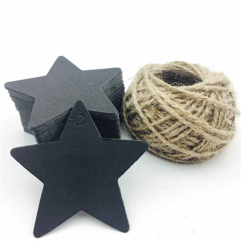 100pcs/lot White Black Brown K - Kraft Hang Tag のレビューと価格