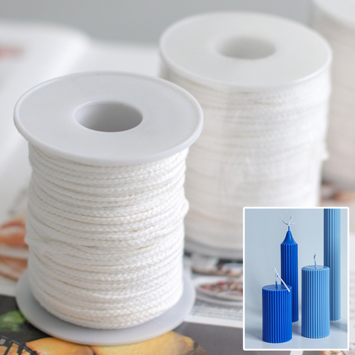 61 Meters/Roll White Candle Wi - Candle Wax Scale のレビューと価格