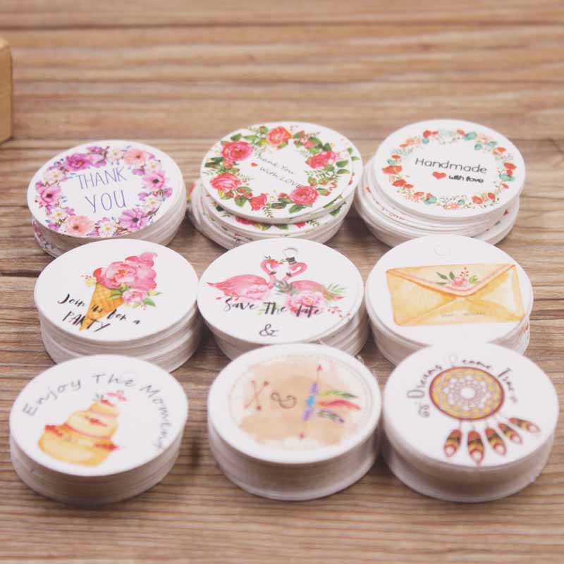 100pcs white /kraft paper gift - Kraft Hang Tag のレビューと価格