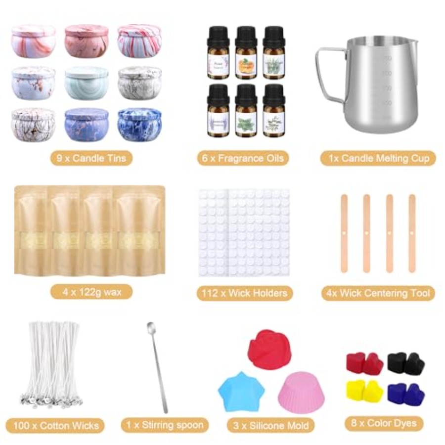 Candle Making Kits for Adults, - Candle Supplies Essential Oils のレビューと価格