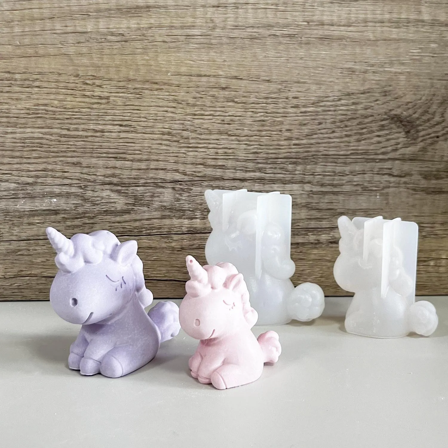 3D Geometric Silicone Unicorn  - Candle Making Supplies Kit のレビューと価格