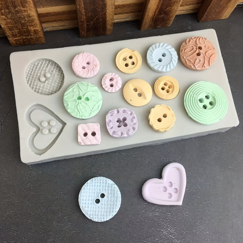 Buttons Shape Silicone Mold Si - Candle Making Supplies Kit のレビューと価格
