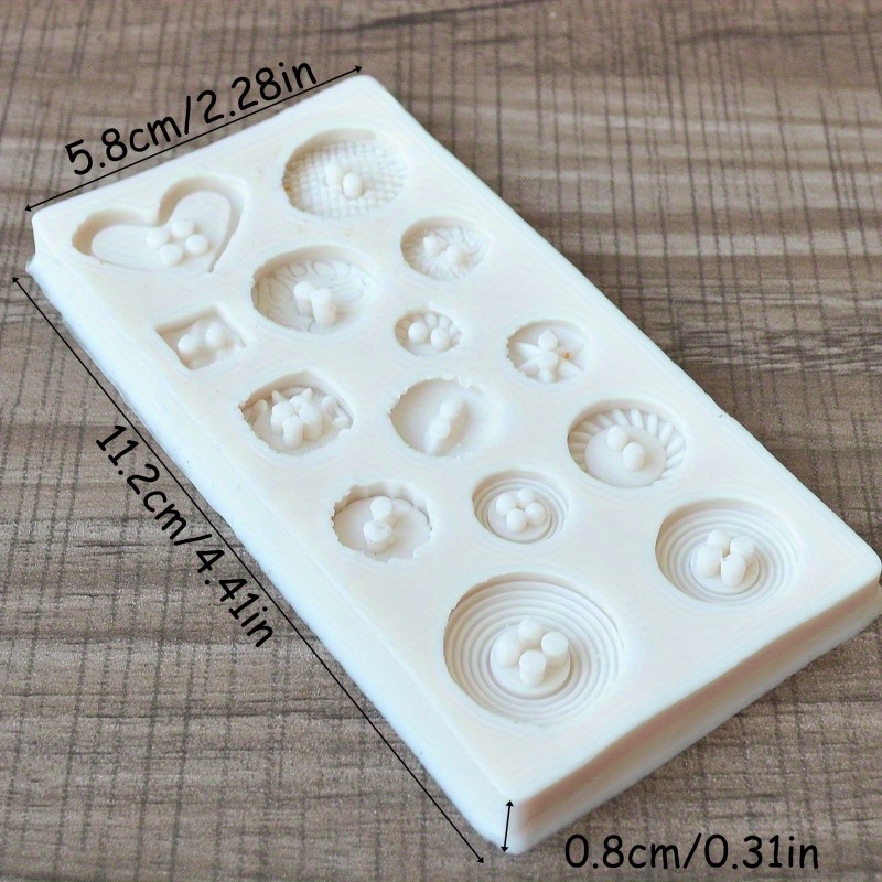 Buttons Shape Silicone Mold Si - Candle Making Supplies Kit のレビューと価格