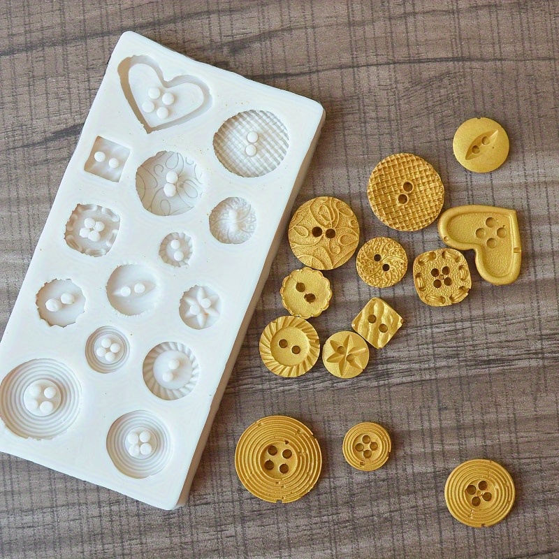 Buttons Shape Silicone Mold Si - Candle Making Supplies Kit のレビューと価格