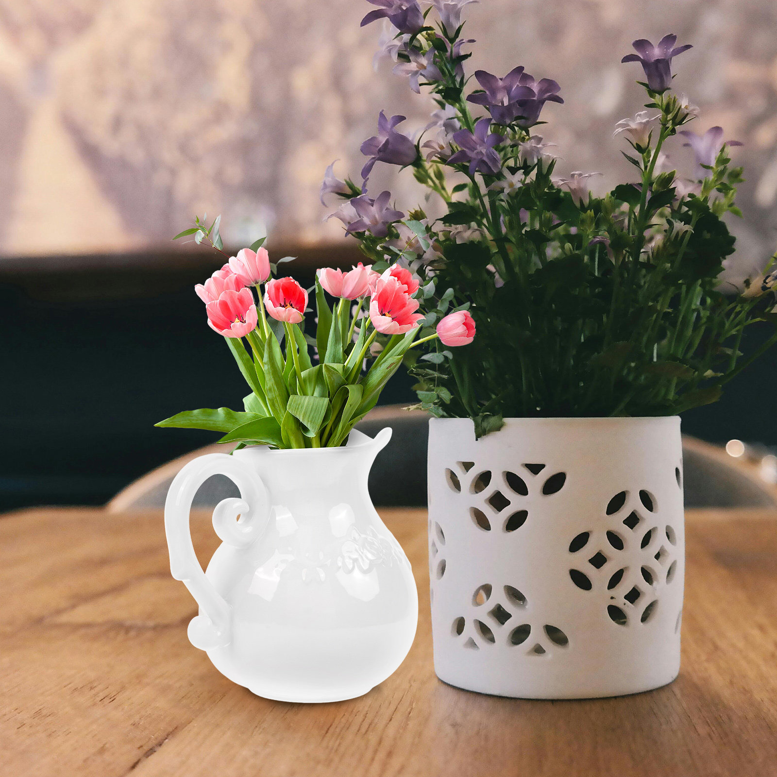 Ceramic Milk Pitcher with Hand - Pour Spout Pitcher のレビューと価格