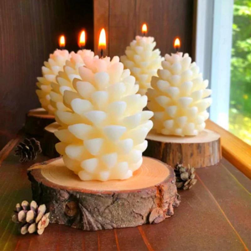 Classic Design Pine Cones Mold - Candle Supplies For Sale のレビューと価格