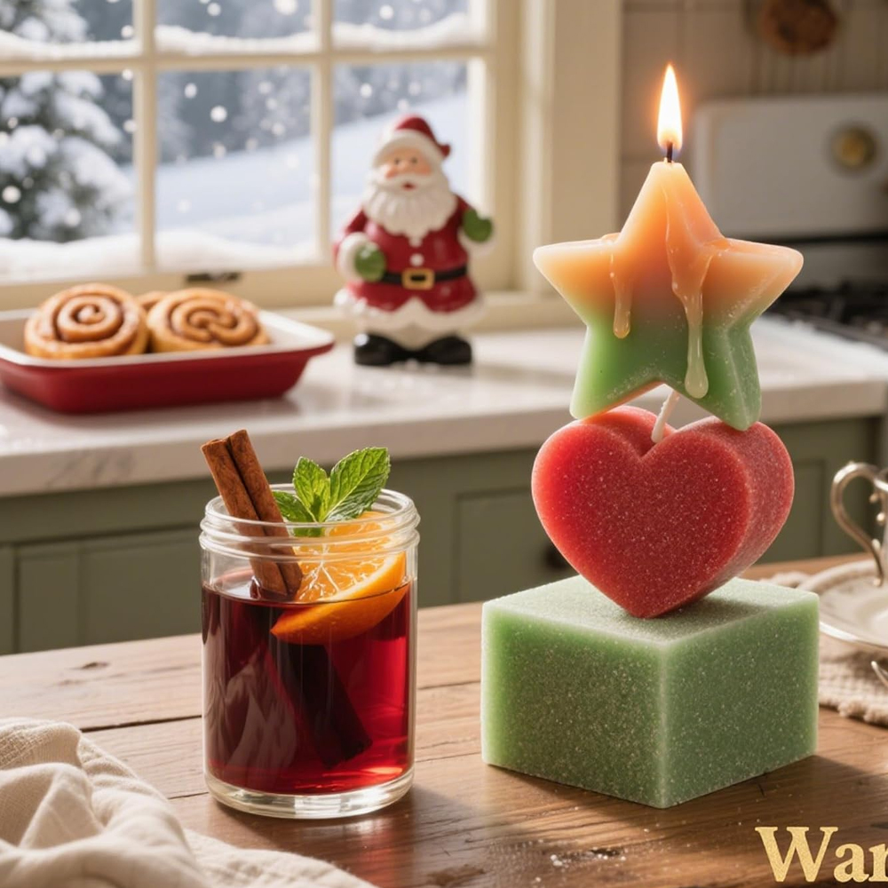 100G Green White Red Sand Pear - Candle Making Supplies Kit のレビューと価格
