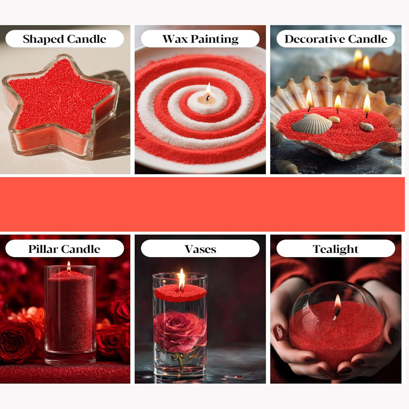 100G Green White Red Sand Pear - Candle Making Supplies Kit のレビューと価格