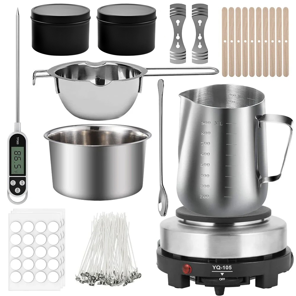 Glintmos DIY Candle Making Kit - Candle Making Supplies Kit のレビューと価格