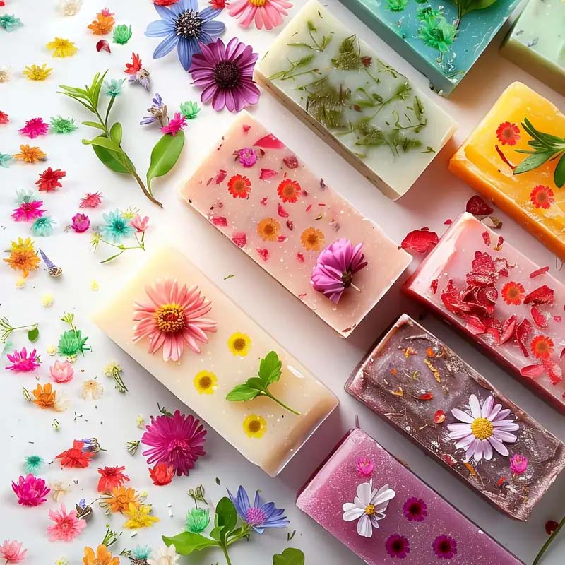 Mixed Colorful Flower for Wax  - Candle Supplies Bulk のレビューと価格