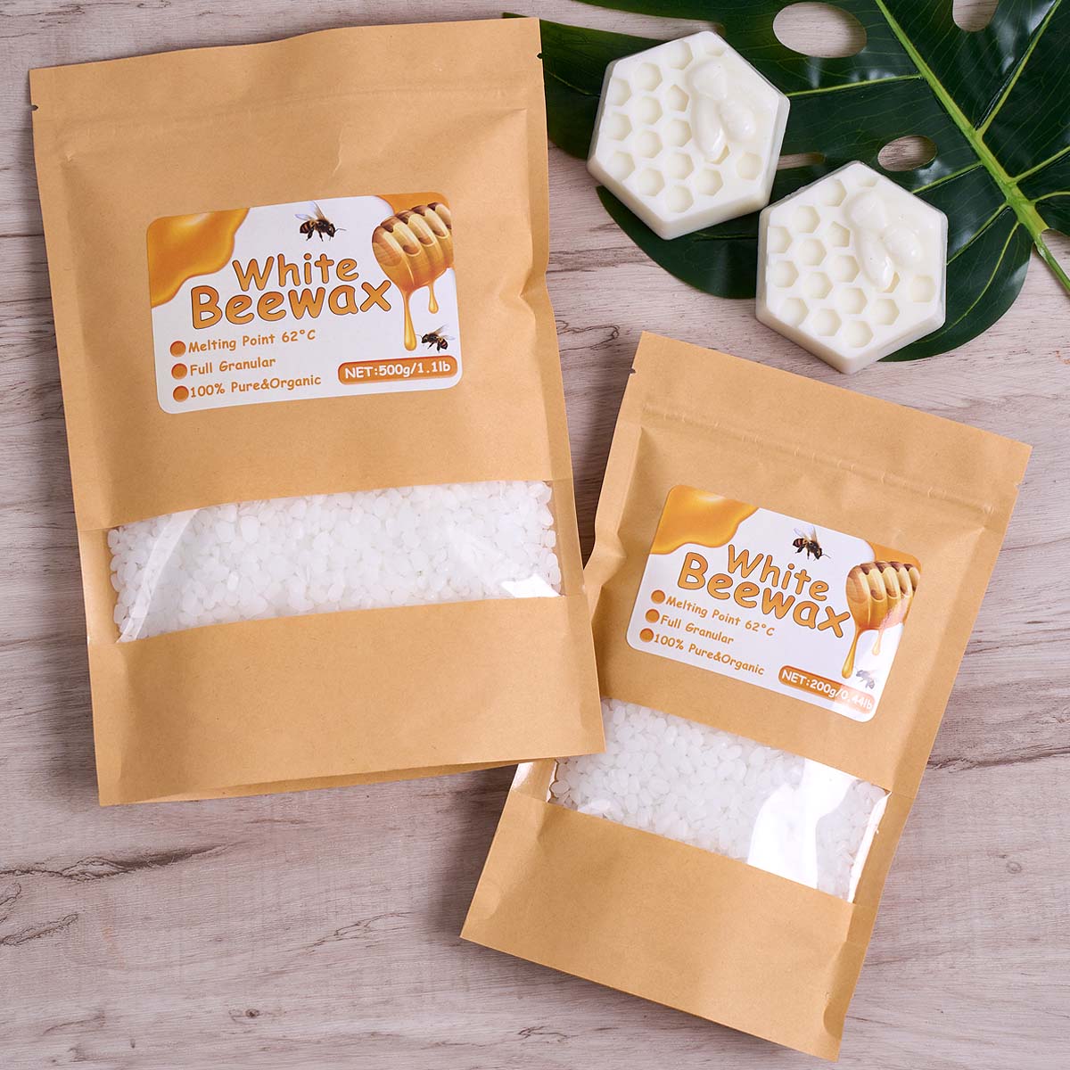 1000g White Beeswax DIY Candle - Candle Supplies Bulk のレビューと価格