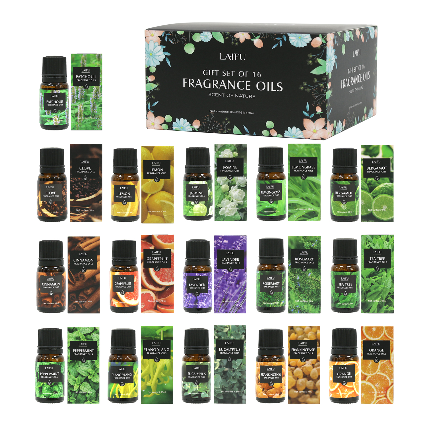 16x10ml Essential Oils Set for - Candle Making Supplies Kit のレビューと価格
