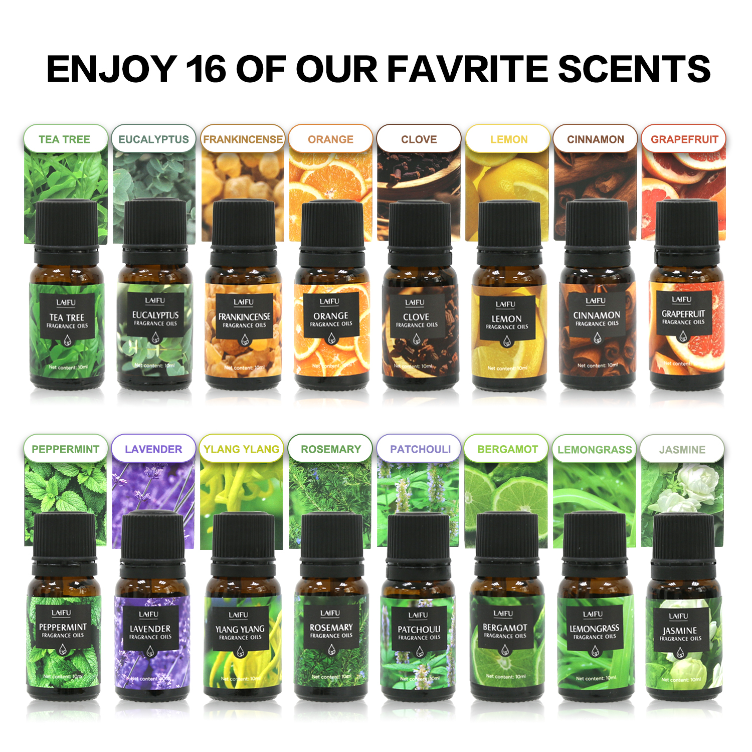 16x10ml Essential Oils Set for - Candle Making Supplies Kit のレビューと価格