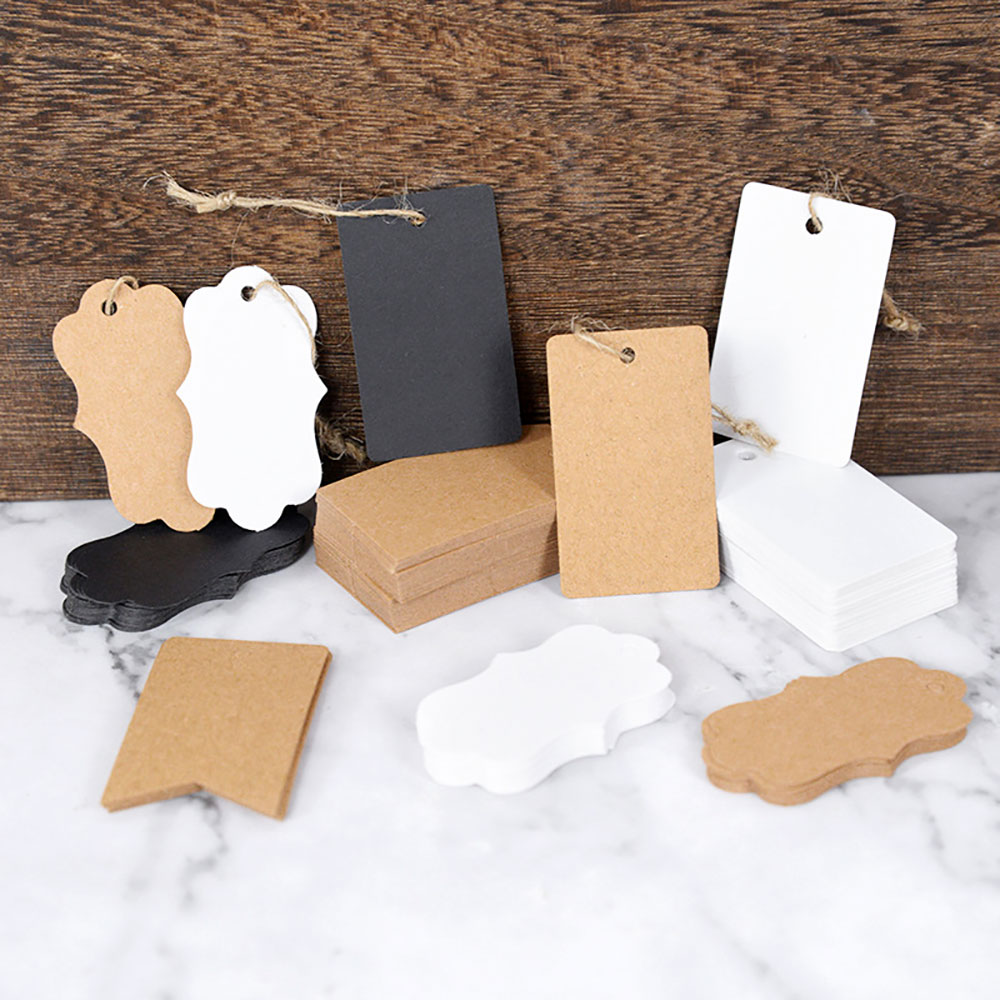 For Fun 100PCS Kraft Paper Tag - Kraft Hang Tag のレビューと価格