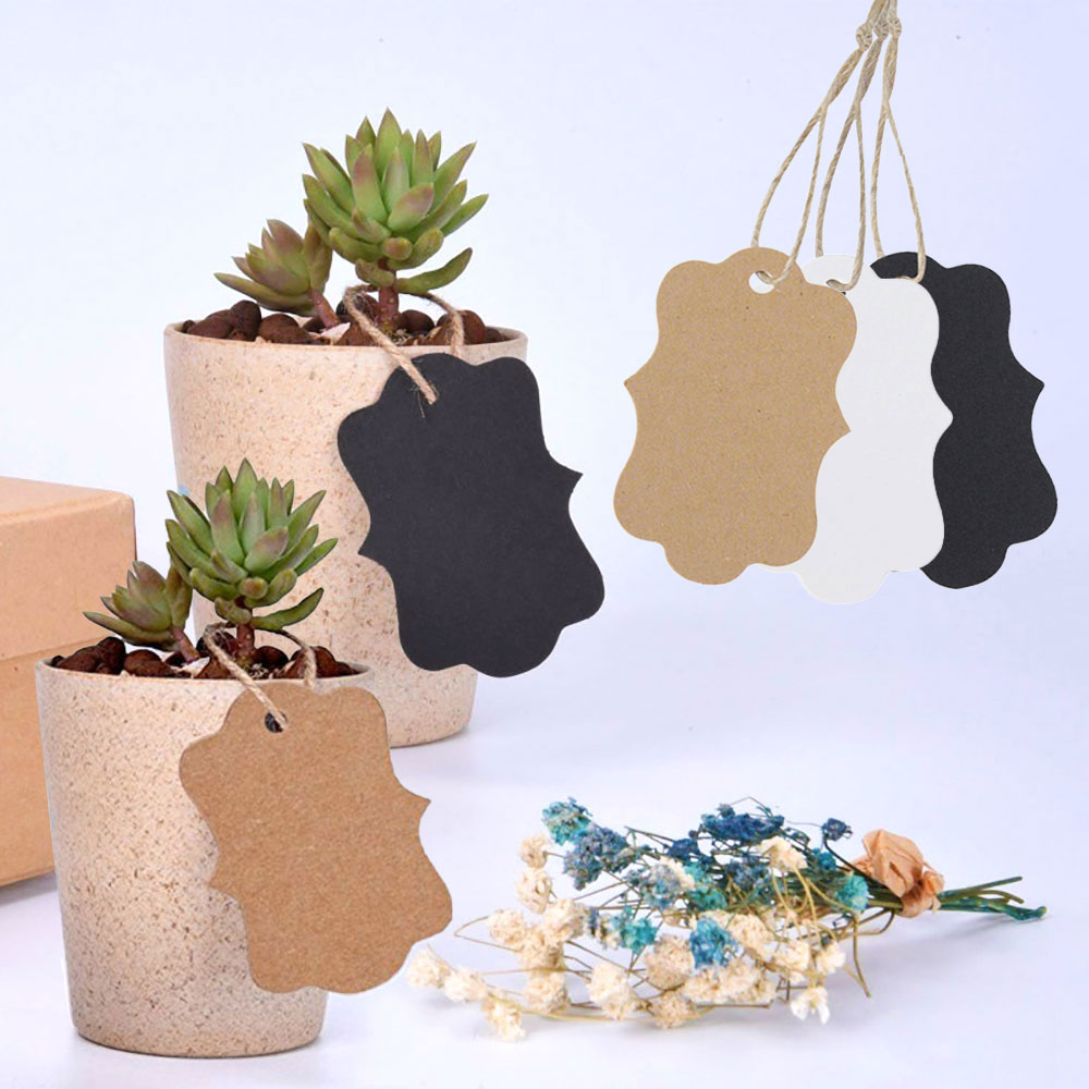 For Fun 100PCS Kraft Paper Tag - Kraft Hang Tag のレビューと価格