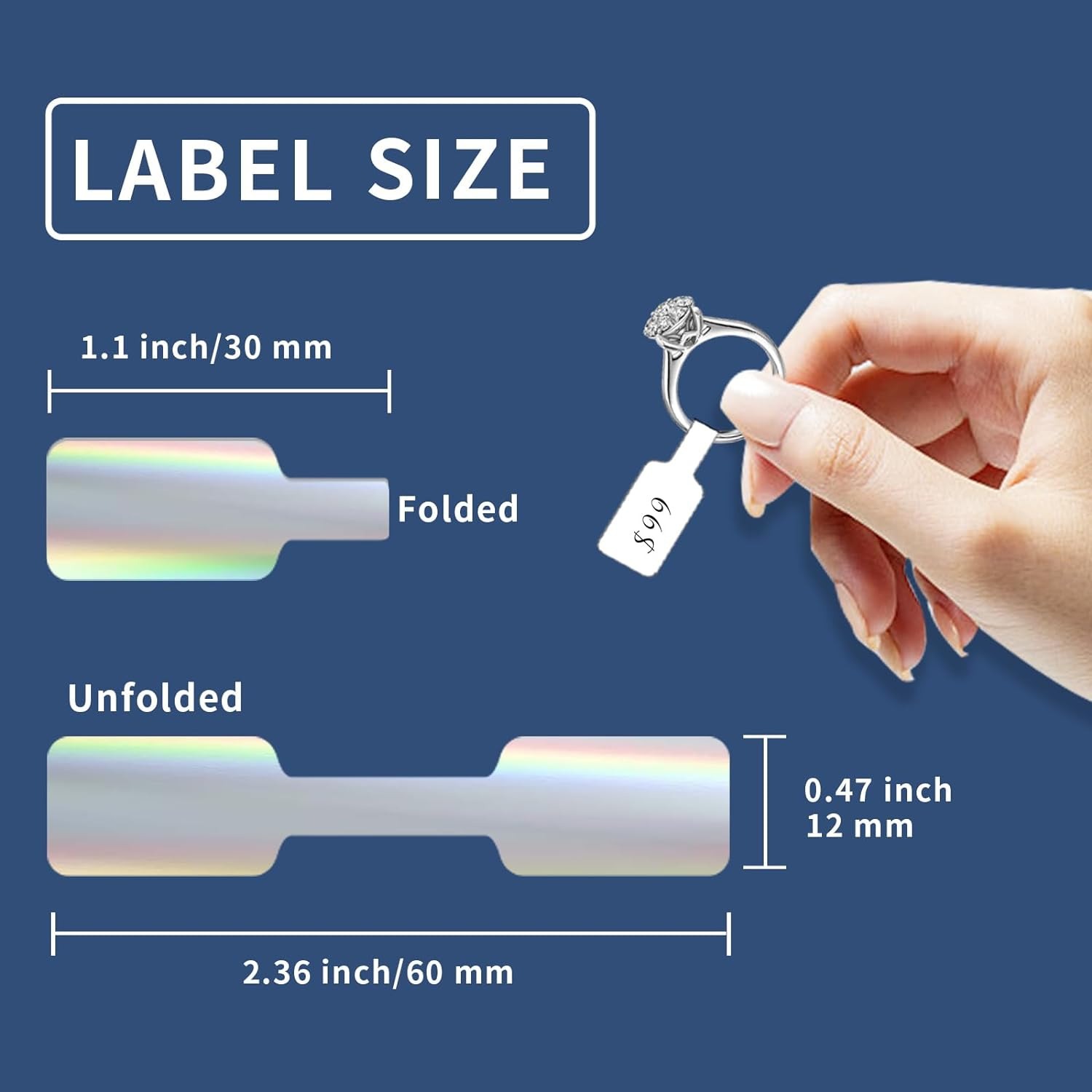 500pcs/roll Blank Paper Price  - Kraft Hang Tag のレビューと価格