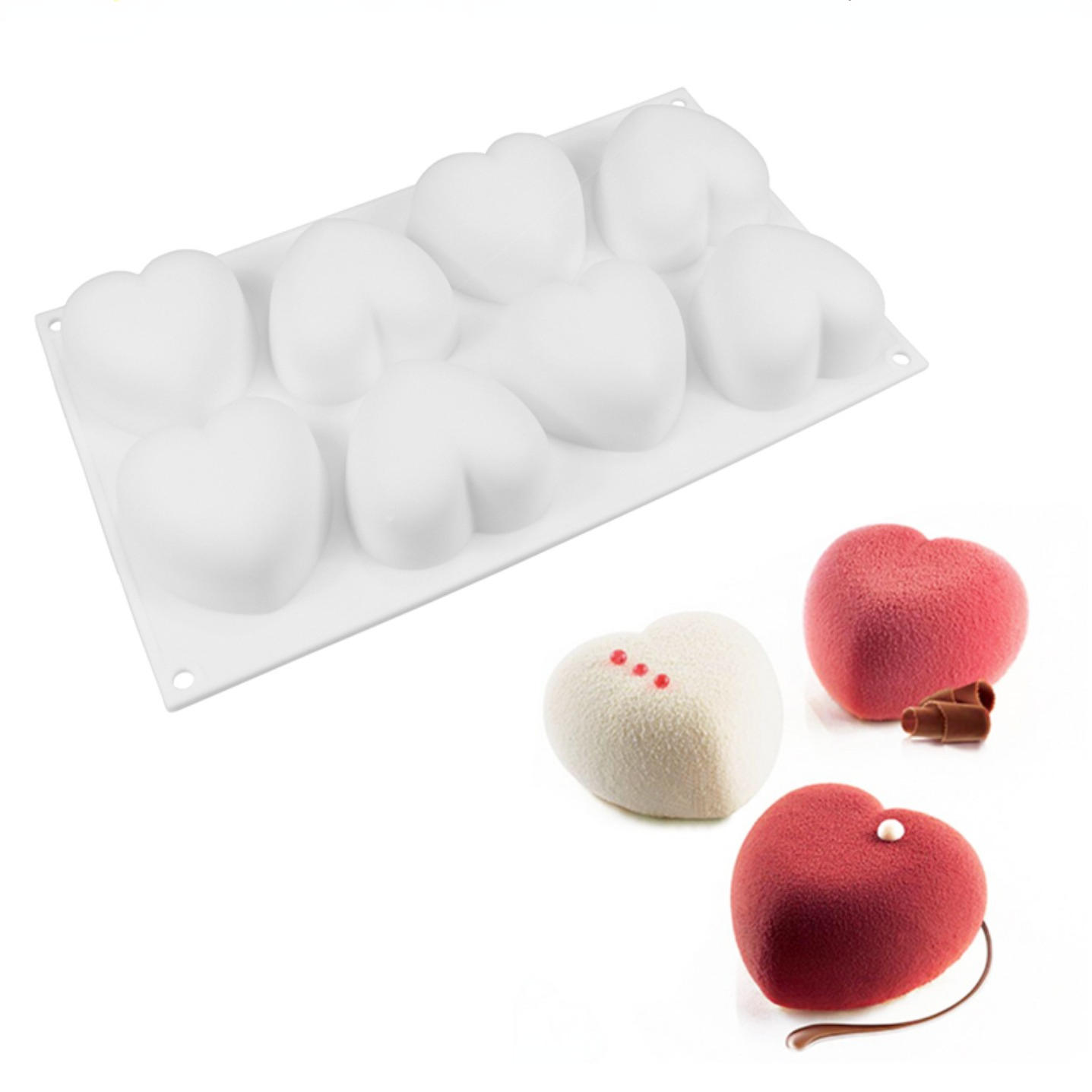 Love Heart Silicone Soap Mold  - Candle Making Supplies Kit のレビューと価格