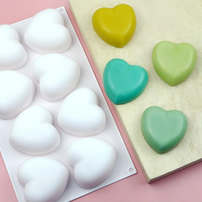 Love Heart Silicone Soap Mold  - Candle Making Supplies Kit のレビューと価格