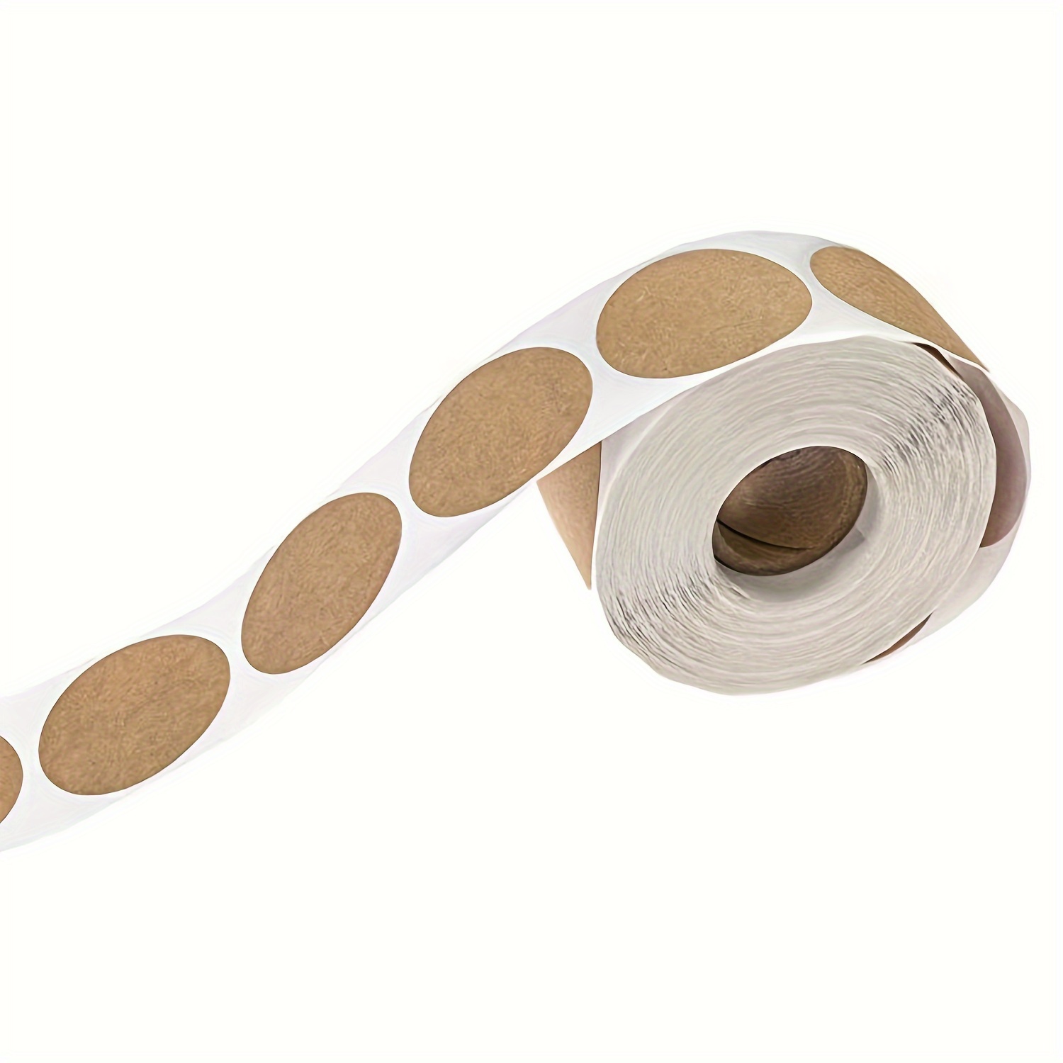 1-5 Roll 2.5cm Kraft Round Sel - Kraft Hang Tag のレビューと価格