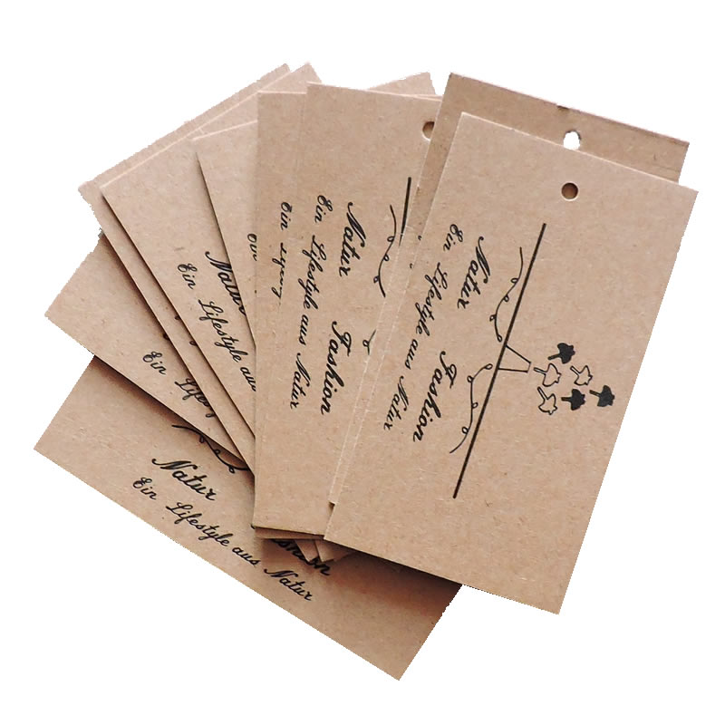 custom printed Jeans gift kraf - Kraft Hang Tag のレビューと価格
