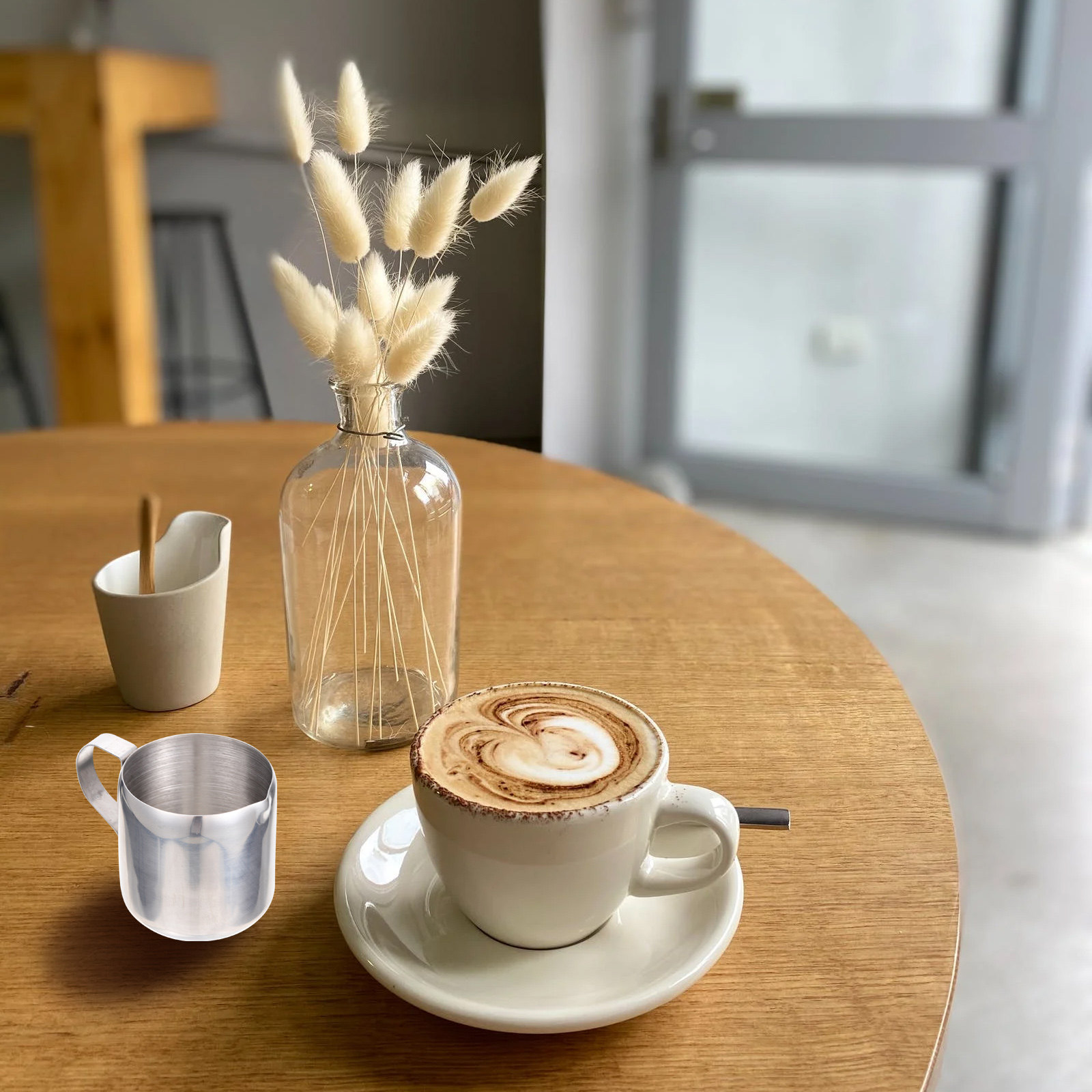 Grade Stainless Steel Milk Fro - Pour Spout Pitcher のレビューと価格