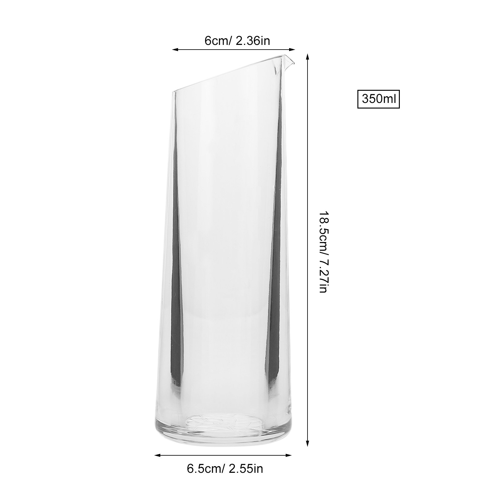 Acrylic Whiskey Decanter 350Ml - Pour Spout Pitcher のレビューと価格